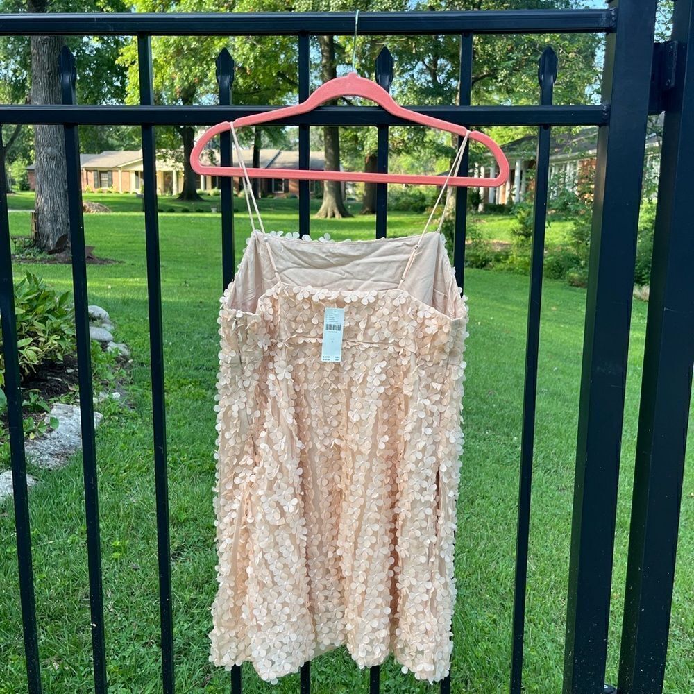 By Anthropologie 3D Floral Embellished Mini Dress NWT - Picture 10 of 10
